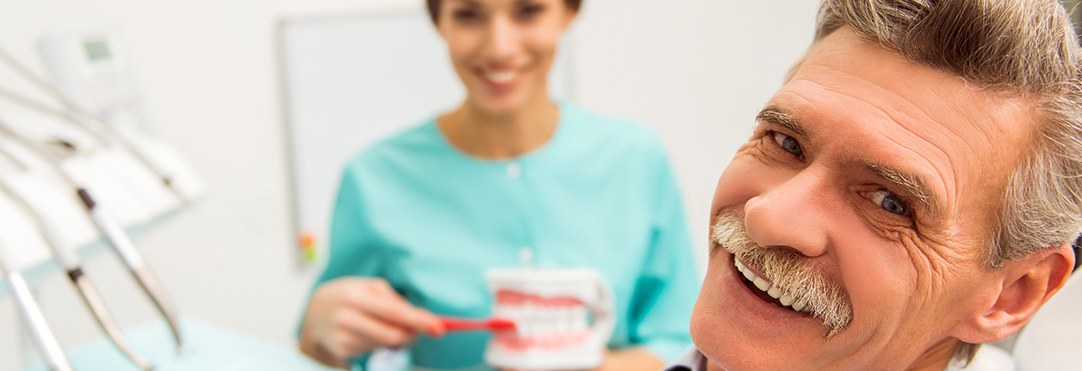 Montville Adjusting to New Dentures